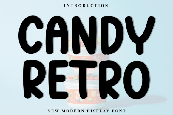 Candy Retro Serif Font for Handmade Labels & Printables