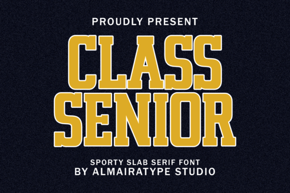 Class Senior: A Bold Slab Serif for Real Branding Work