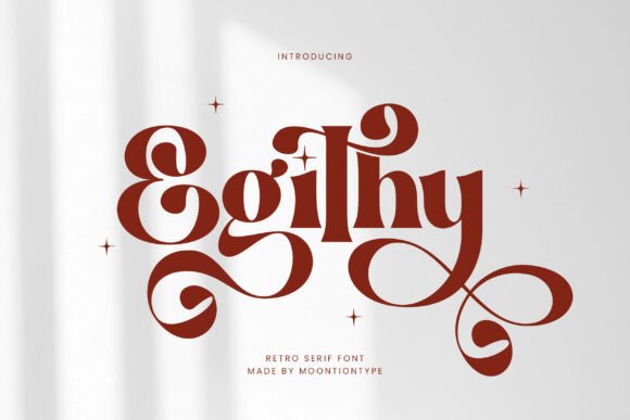 Egithy: A Retro Serif Font That Actually Works in Real Branding