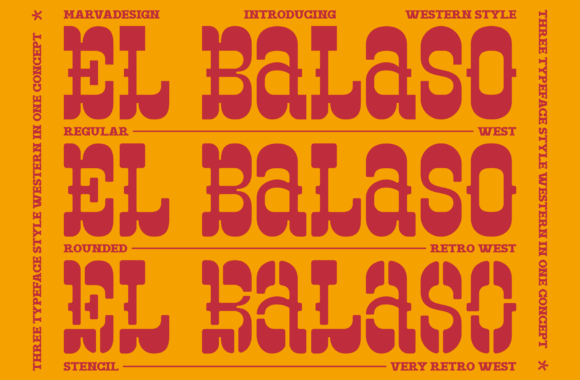 El Balaso: A Bold Serif Font That Builds Brand Trust