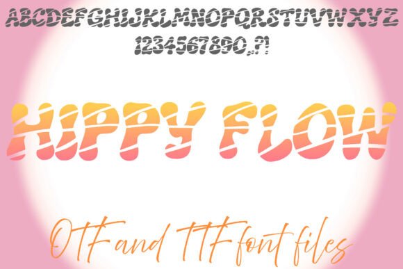 Hippy Flow: A Psychedelic Display Font for Editorial Joy