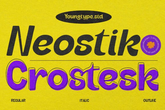 Neostick Crostesk: A Serif Font That Feels Like a Quiet Conversation