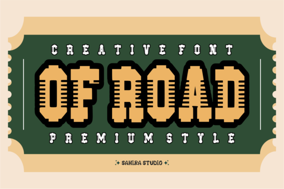 Of Road: A Bold, Polished Font for Small Business Branding