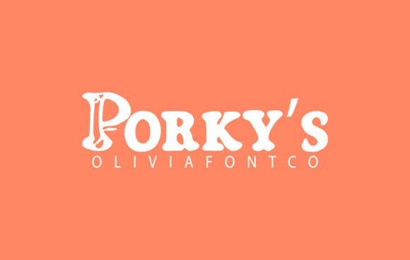 Porky s: A Playful Serif Font That Makes Your Brand Stick