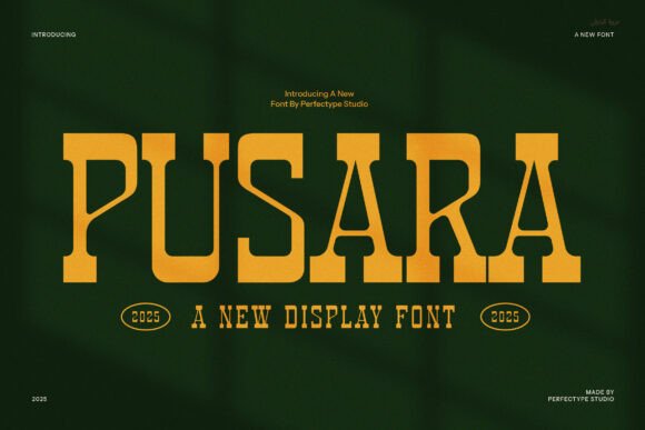 Pusara: A Serif That Speaks With Quiet Authority