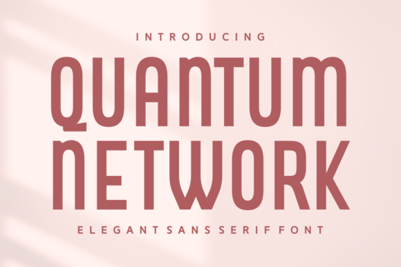 Quantum Network: A Futuristic Sans Serif for Campaign Headlines