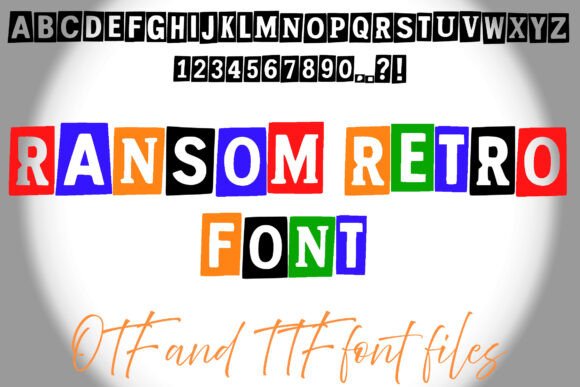 Ransom Retro Font: Bold, Edgy & Perfect for Campaign Headlines