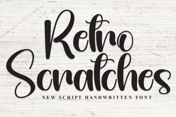 Retro Scratches: A Handwritten Script Font That Feels Like a Smile