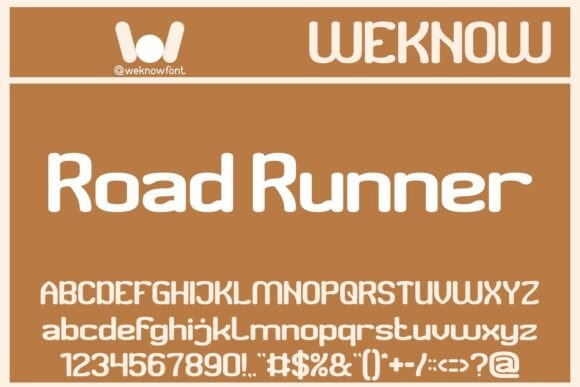 Road Runner: A Playful Sans Serif Font for Digital Branding