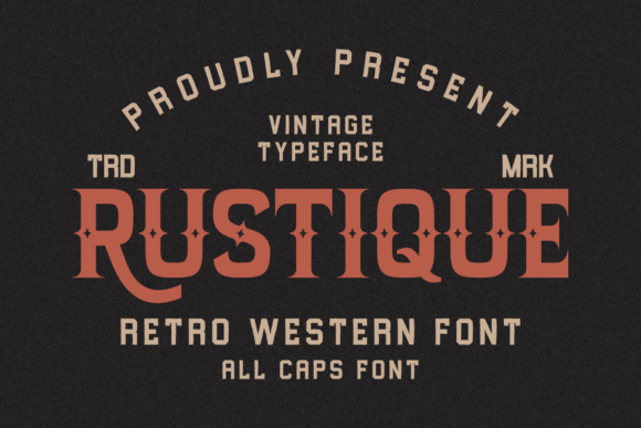Rustique: A Bold Slab Serif Font for Memorable Brand Identity