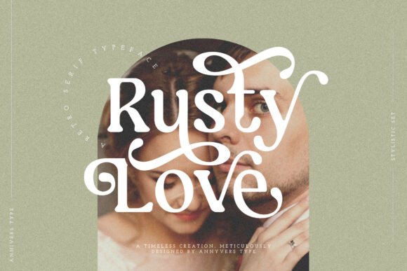 Rusty Love: A Romantic Serif Font for Handmade Brands