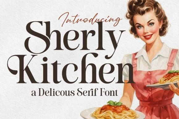 Sherly Kitchen: A Serif Font That Feels Like Home