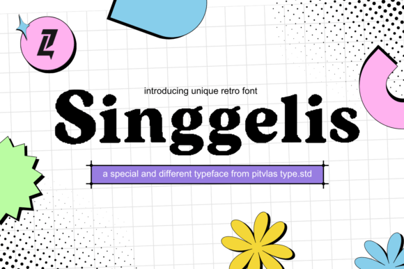 Singgelis: A Playful Retro Serif Font for Handmade Brands