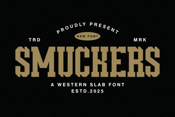 Smuckers: A Bold Slab Serif Font That Elevates Your Brand