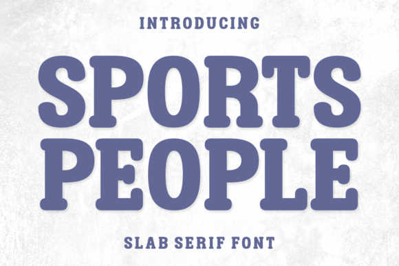 Sports People Doodle Font for Small Business Branding