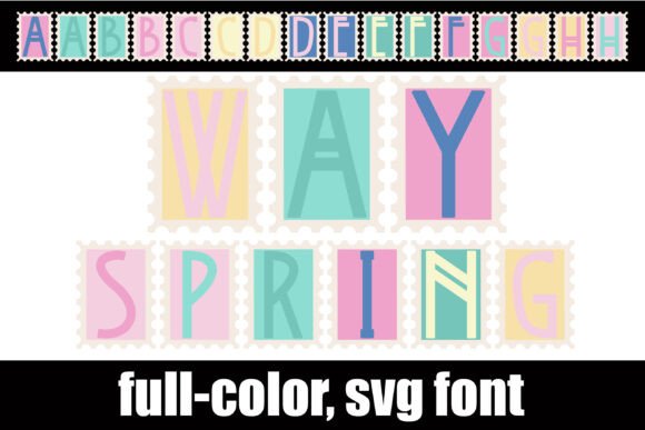 Way Spring: A Color Font That Feels Like Opening a Spring Box
