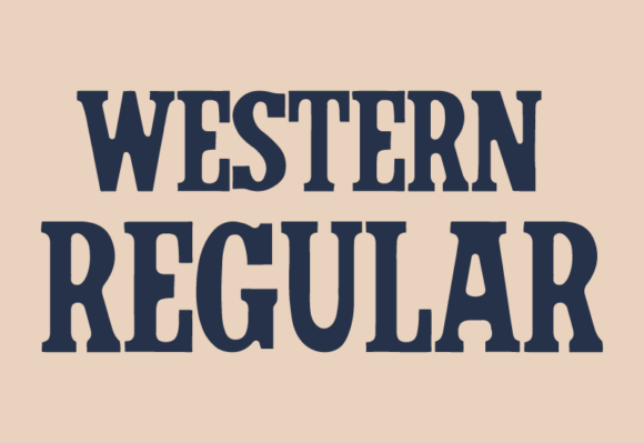 Western Regular: A Display Font That Anchors Campaigns