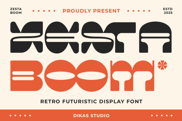 Zetsaboom: A Bold Retro Font That Builds Brand Trust